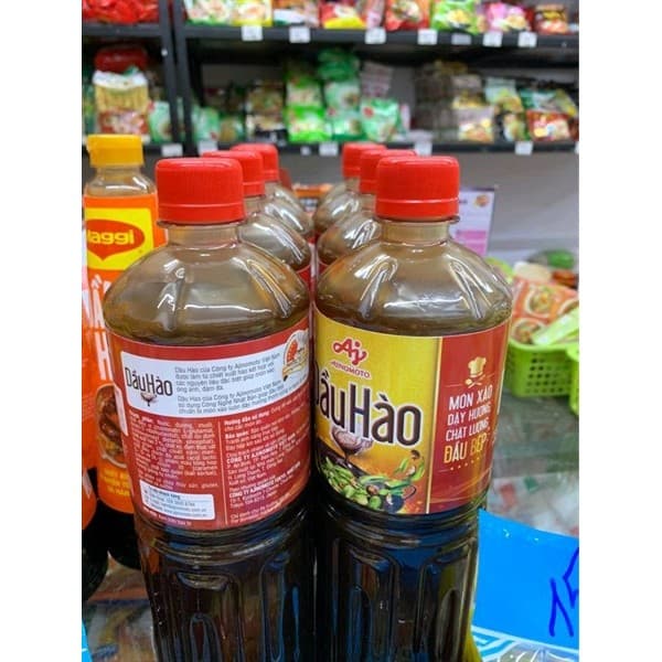 Chính Hảng Full VAT Nguyên Thùng 8 Chai Dầu hào Ajinomoto chai 1,2 kg