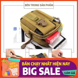 Túi đeo hông thắt lưng đựng dụng cụ, điện thoại đồ nhỏ gọn vải bố siêu bền 3