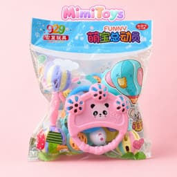 Bộ 7 Món Lục Lạc Xúc Xắc MimiToys - Đồ Chơi Cầm Tay Giúp Bé Tập Nắm Và Phát Triển Giác Quan 7