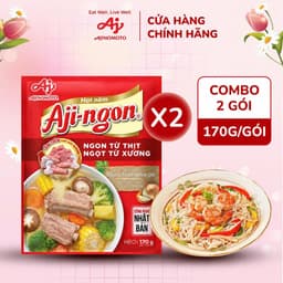 Combo 2 Gói Hạt Nêm Aji-ngon® 170g/Gói - Combo 2 Gói 1