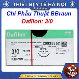 [ Lẻ 2 sợi ] Chỉ Khâu Phẫu Thuật Dafilon BBraun Số 2,3,4,5,6 3