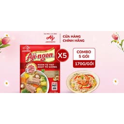 Combo 5 Gói Hạt Nêm Aji-ngon® 170g/Gói - Combo 5 Gói  1