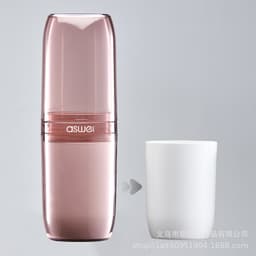 Hộp đựng Bàn Chải đánh Răng Vệ Sinh Du Lịch. Cốc Nước Súc Miệng Bàn Chải đánh Răng Tiện lợi 5