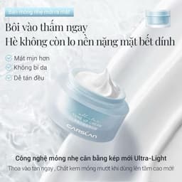 Kem nâng tone CARSLAN kem lười mini dành cho da mặt che khuyết điểm hiệu quả 5g 3