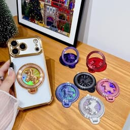 Giá Đỡ Điện Thoại Hình Con Quay Hồi Chuyển Mừng Năm Mới Nhẫn Đỡ Điện Thoại Kim Loại Chất Lượng Cao 3