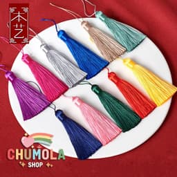 Dây Tua Rua Béo - Tua Béo Trang Trí Handmade Đa Dạng Màu Sắc Phong Cách Cổ Phong Làm Phụ Kiện Quà Tặng 1