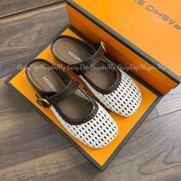 Giày Sục Rọ Đan Phối Khuy Hàng Cao Cấp - LT62 9