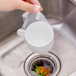 300 Túi Lọc Rác Bồn Rửa Chén Bát Lưới Lọc Rác Siêu Dai Đầu Có Chun Co Giãn Chống Tắc Nghẽn Ống  [ Set 100 chiếc ]  9