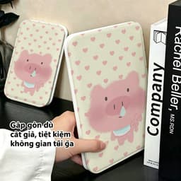 Heo con buồn trái tim, gương trang điểm gấp chất liệu bền đẹp, kiểu dáng thời trang  8