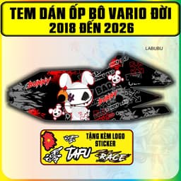 Tem dán ốp bô xe vario đời 2018 dến 2022 - 2023 đến 2026 nhiều mẫu hót 2