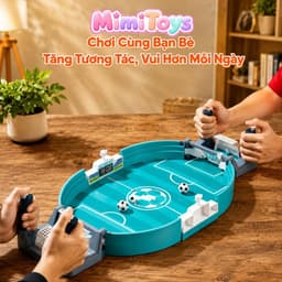 Đồ Chơi Bàn Đá Bóng Mini MimiToys - Trò Chơi Vận Động Rèn Luyện Phản Xạ Cho Bé 3