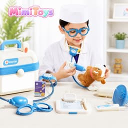 Vali Bác Sĩ Hình Thỏ MimiToys 36 Chi Tiết - Đồ Chơi Nhập Vai Khám Bệnh Cho Bé 6