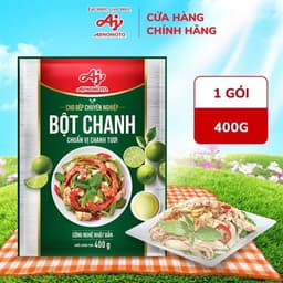 Chính Hảng Full VAT Nguyên Thùng 12 Gói Bột chanh “Ajinomoto” 400g/Gói 5