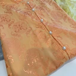 ( CÓ BIGSIZE ) Set Gấm Pháp Phục Nút Ngọc Cổ Tròn Mềm Mại 45-90kg 6