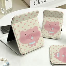 Heo con buồn trái tim, gương trang điểm gấp chất liệu bền đẹp, kiểu dáng thời trang  3