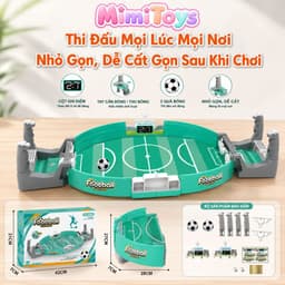 Đồ Chơi Bàn Đá Bóng Mini MimiToys - Trò Chơi Vận Động Rèn Luyện Phản Xạ Cho Bé 5
