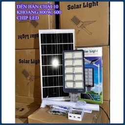 [ MẪU MỚI_DÂY DÀI 5M ]Đèn Năng Lượng Mặt Trời 10 Khoang 800W Thế Hệ Mới 2025. Sáng cực bền .Kháng Nước IP69, có bảo hành 1