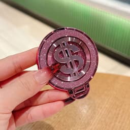 Giá  đỡ gắn ốp lưng điện thoại Giá đỡ " hút tài lộc " kim tiền lấp lánh USD 8