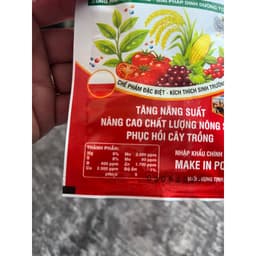 Micro Plus (Combi Mix) Nhập Khẩu Ba Lan - Gói 25g - Giúp Xanh Lá, Lớn Trái, Phục Hồi Cây Trồng 2