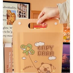 Túi đựng tài liệu 8 ngăn khổ A4 họa tiết chuột nước kute 35x24cm 5
