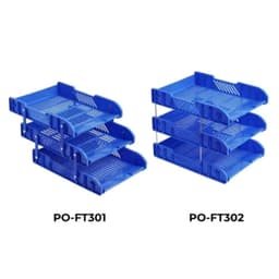 Khay hồ sơ 3 tầng Kioto đa năng, kệ đựng file tài liệu giúp bàn làm việc ngăn nắp gọn gàng, giá lưu trữ công văn giấy tờ 6