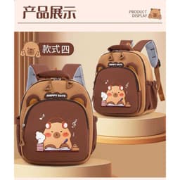 Ba lô Capybara cho bé mầm non 999 2