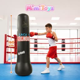 Bộ Đồ Chơi Đấm Bốc Boxing MimiToys Có Bơm Tặng Kèm - Trụ Boxing Vận Động Giải Trí Cho Bé 9