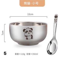 BỘ BÁT KÈM THÌA DỄ THƯƠNG CHO BÉ ĂN NGON 1