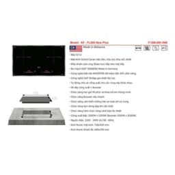 Bếp từ KAFF FL68II New Plus | Nhập khẩu Malaysia | Bảo hành 5 năm 4