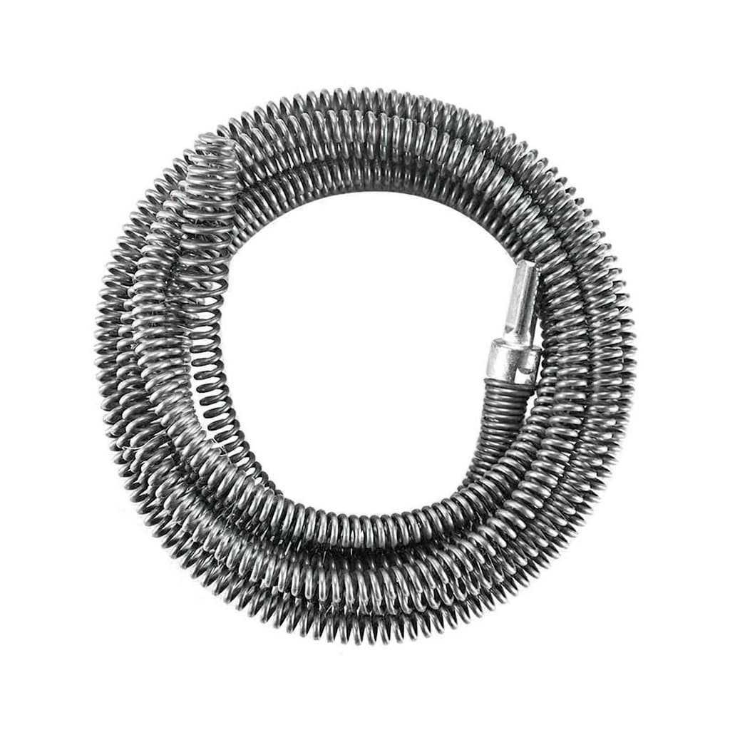Dây thông tắc cống Inox siêu bền 10m dễ dàng lắp với máy khoan, xử lý bồn cầu hiệu quả