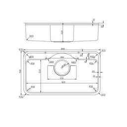 Chậu rửa bát NoBiNox NN995D 2