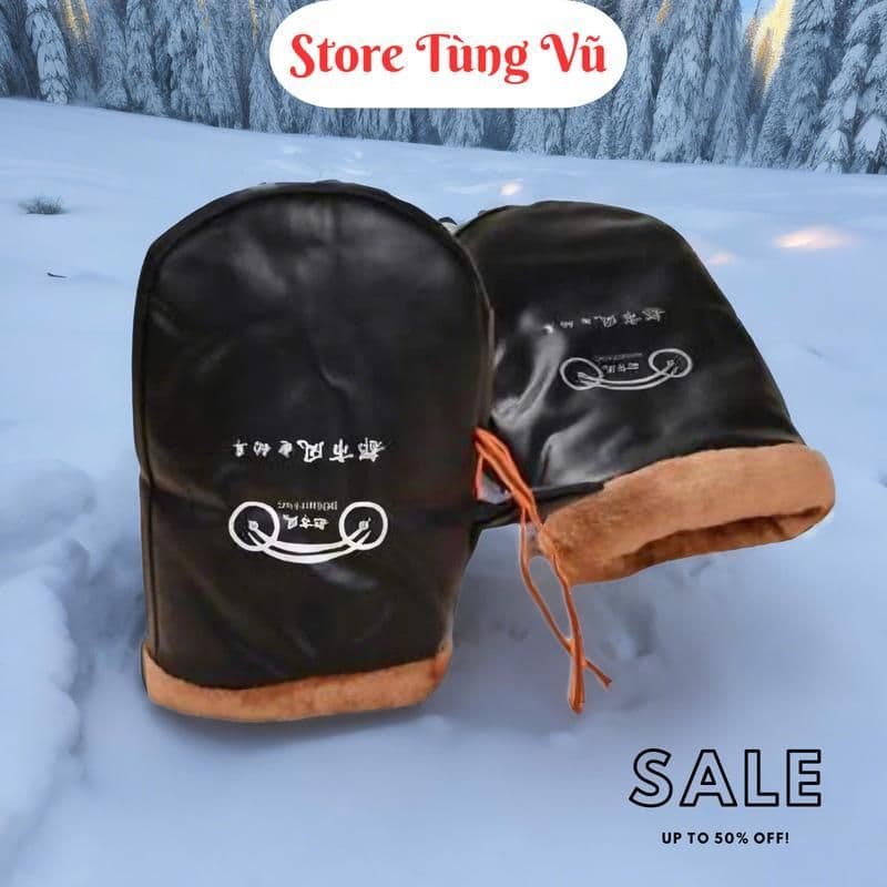 [Hàng Đẹp ] Găng Tay Đi Xe Máy Có Lót Nỉ Giữ Ấm Mùa Đông TUNGVU Cho Nam Và Nữ - Bao Tay