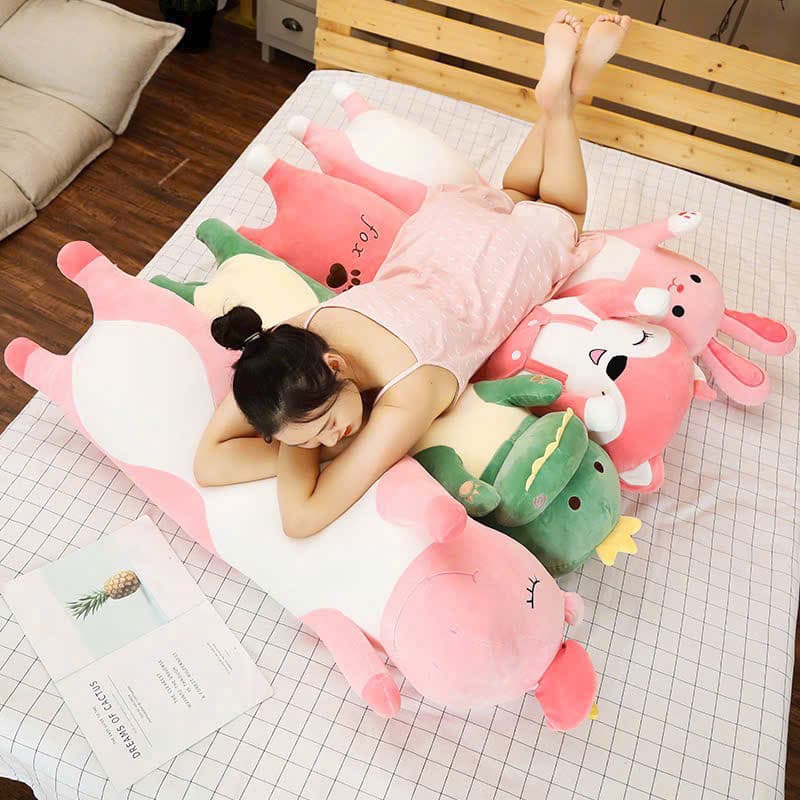 Thú Bông Ôm Khổng Lồ Siêu Mềm – Thỏ Ôm/Khủng Long Ôm/Pony Ôm – Size 80cm/1m/1m2 - MIU GẤU XINH