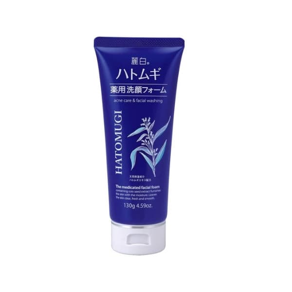 Sữa rửa mặt Kumano Hatomugi giúp ngăn ngừa mụn và dưỡng trắng 130g