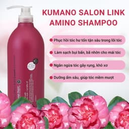 Dầu gội hoa trà phục hồi tóc hư tổn Salon Link (1000ml) 4