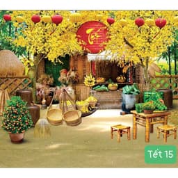 Phông Nền Trang Trí Tết Bính Ngọ 2026, Tranh In Bạt Tết 2026 Mừng Xuân Bính Ngọ Decor Trang Trí Tết In Theo Yêu Cầu 8