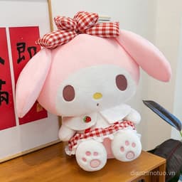 Thỏ Dâu Giai Điệu Sang Trọng Đồ Chơi Búp Bê Búp Bê Ngủ Gối Vuốt Máy Đổi Quà Tặng Ngoại Thương Bán Buôn 2