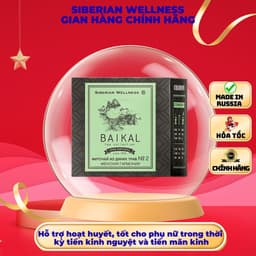 Trà thảo mộc Siberian Wellness Baikal tea N2, Hỗ trợ sức khỏe nữ giới, giảm mệt mỏi, Hộp 30 gói 1