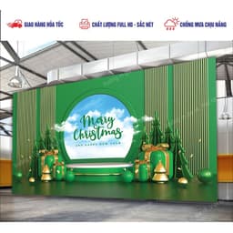 Phông Nền NOEL Decor Noel Giáng Sinh In Bạt InTheo Yêu Cầu_ Mẫu sẵn_Mẫu Thiết Kế_In Lấy Ngay 7