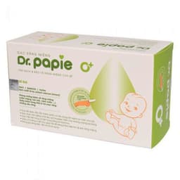 Gạc Rơ Lưỡi Dr,Papie 0+ Vệ Sinh Răng Miệng Dành Cho Bé - Hộp 30 gói 1