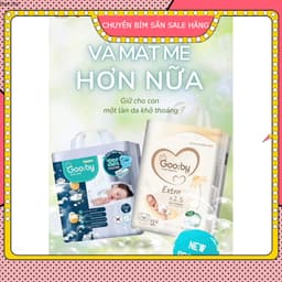 Bỉm ngày ,đêm Gooby Extra Quần/Dán siêu mỏng mềm, thấm hút tốt size dán NB/S/M quần M/L/XL/XXL/XXXL 2