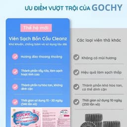 Combo 12 Viên sạch bồn cầu CleanAll chai thả bồn cầu sạch khuẩn tẩy sạch mảng bám khử mùi diệt vi khuẩn toilet 9