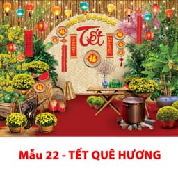 Phông Nền Trang Trí Tết Bính Ngọ 2026, Tranh In Bạt Tết 2026 Mừng Xuân Bính Ngọ Decor Trang Trí Tết In Theo Yêu Cầu 6