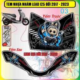 Tem Dán Nhựa nhám LEAD đòi 2017 dến 2023 nhiều Mẫu mới ra mắt cực dẹp Decal 3lớp nhám 3