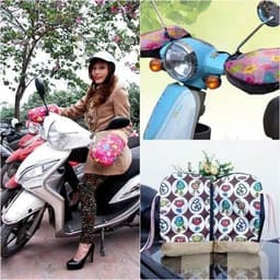 [Hàng Đẹp ] Găng Tay Đi Xe Máy Có Lót Nỉ Giữ Ấm Mùa Đông TUNGVU Cho Nam Và Nữ - Bao Tay 5
