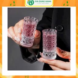 Set 6 Ly Uống Rượu Vang Thủy Tinh - Ly Pha Lê Uống Rượu Tây 1