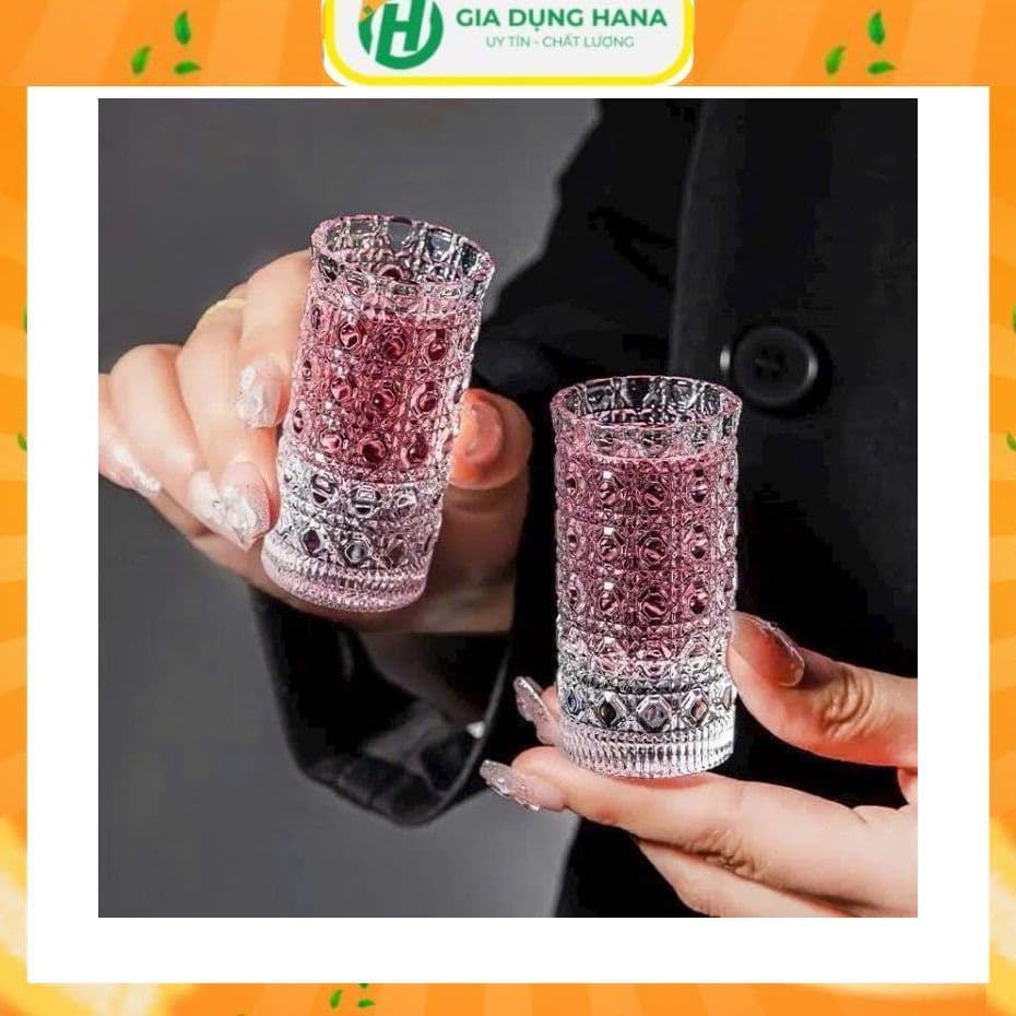Set 6 Ly Uống Rượu Vang Thủy Tinh - Ly Pha Lê Uống Rượu Tây
