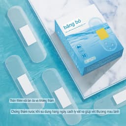 Hộp 60 băng cá nhân trong suốt tàng hình – chống thấm nước, bám dính tốt VINBEO-[DA99] 7