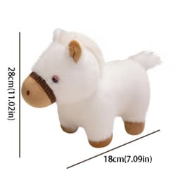 Gấu Bông Ngựa may mắn 2026-mềm mại, Thiết kế mô phỏng phong cách Kawaii đáng yêu 4