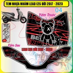 Tem Dán Nhựa nhám LEAD đòi 2017 dến 2023 nhiều Mẫu mới ra mắt cực dẹp Decal 3lớp nhám 4